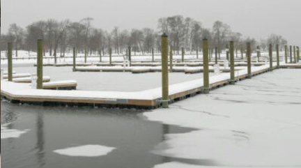 How Freezing Waterways Can Damage Docks